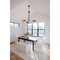 Z-Lite Bellamy Chandelier, 3-Light, 46 In.W x 46 In.L x 8.25 In.H, Matte Black/Matte Black Outer 1942-3MB - alternate 5